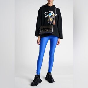 NEW BALENCIAGA ATHLETIC CUT LEGGINGS WITH ELASTIC WAISTBAND B2940